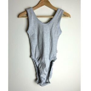 Calida ribbed tank bodysuit Heather grey size small